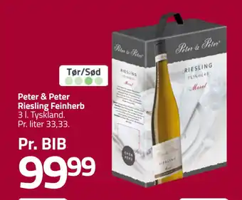 Fleggaard Peter & Peter Riesling Feinherb tilbud