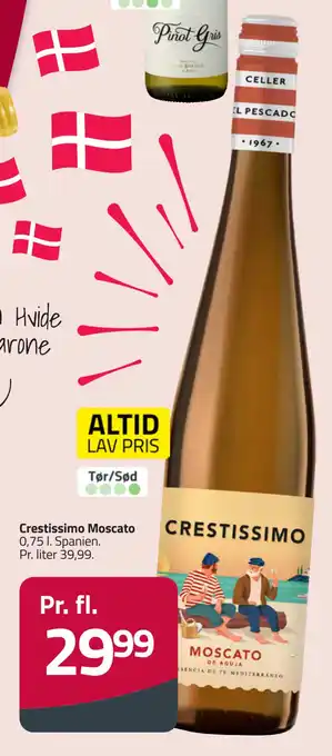 Fleggaard Crestissimo Moscato tilbud