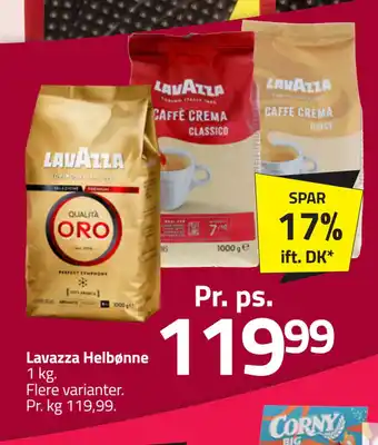 Fleggaard Lavazza Helbønne tilbud