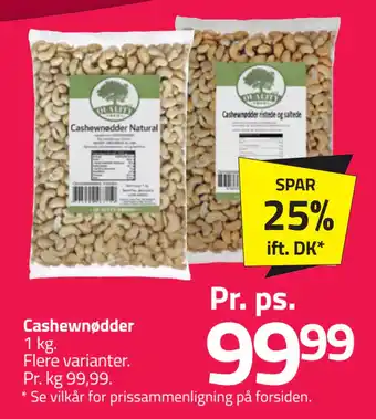 Fleggaard Cashewnødder tilbud