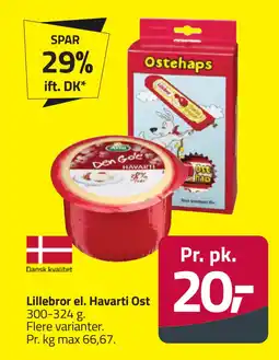 Fleggaard Lillebror el. Havarti Ost tilbud