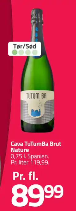 Fleggaard Cava TuTumBa Brut Nature tilbud