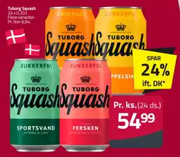 Fleggaard Tuborg Squash tilbud