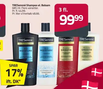 Fleggaard TRESemmé Shampoo el. Balsam tilbud