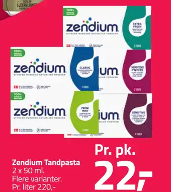 Fleggaard Zendium Tandpasta tilbud