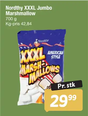 Fakta Tyskland Nordthy XXXL Jumbo Marshmallow tilbud