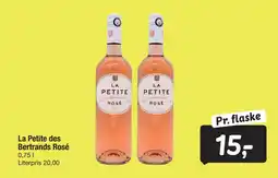 Fakta Tyskland La Petite des Bertrands Rosé tilbud