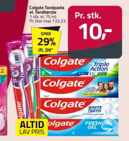 Fleggaard Colgate Tandpasta el. Tandbørste tilbud