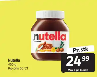 Fakta Tyskland Nutella tilbud