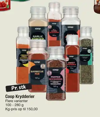 Fakta Tyskland Coop Krydderier tilbud