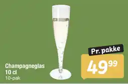 Fakta Tyskland Champagneglas 10 cl tilbud