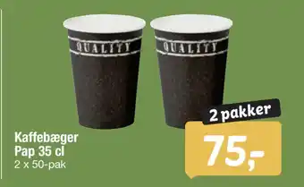 Fakta Tyskland Kaffebæger Pap 35 cl tilbud