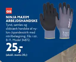 Davidsen NINJA MAXIM ARBEJDSHANDSKE tilbud