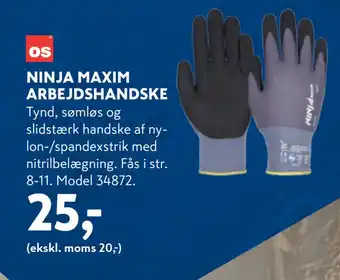 Davidsen NINJA MAXIM ARBEJDSHANDSKE tilbud