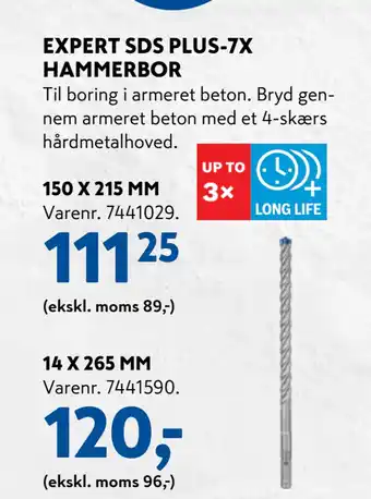 Davidsen EXPERT SDS PLUS-7X HAMMERBOR tilbud