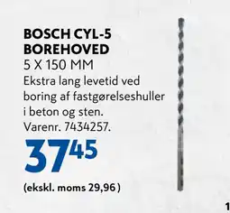 Davidsen BOSCH CYL-5 BOREHOVED tilbud