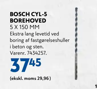 Davidsen BOSCH CYL-5 BOREHOVED tilbud