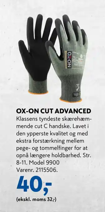 Davidsen OX-ON CUT ADVANCED tilbud