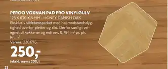 Davidsen PERGO VOXNAN PAD PRO VINYLGULV tilbud