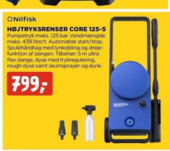 jem & fix Højtryksrenser core 125-5 tilbud
