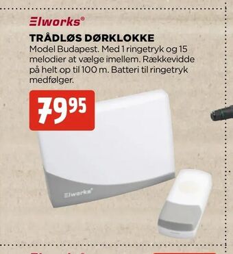 Trådløs dørklokke