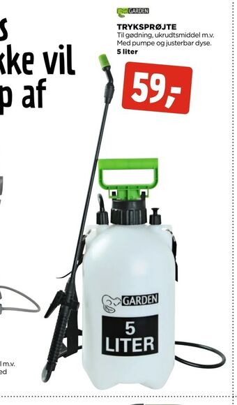 jem & fix Tryksprøjte tilbud