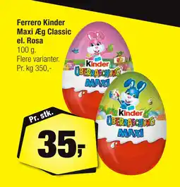 Calle Ferrero Kinder Maxi Æg Classic el. Rosa tilbud