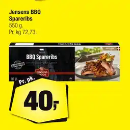 Calle Jensens BBQ Spareribs tilbud