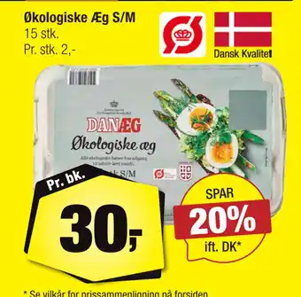 Calle Økologiske Æg S/M tilbud