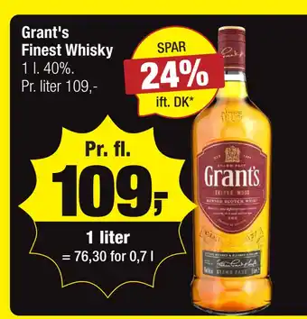 Calle Grant's Finest Whisky tilbud