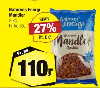 Calle Naturens Energi Mandler tilbud