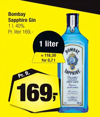 Calle Bombay Sapphire Gin tilbud