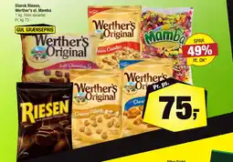 Calle Storck Riesen, Werther's el. Mamba tilbud