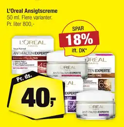 Calle L'Oreal Ansigtscreme tilbud