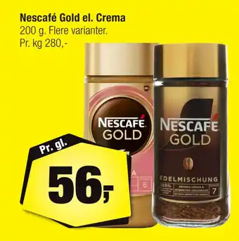 Calle Nescafé Gold el. Crema tilbud