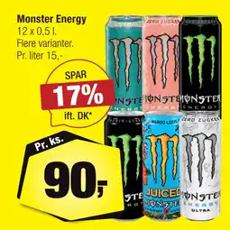 Calle Monster Energy tilbud