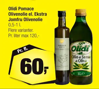 Calle Olidì Pomace Olivenolie el. Ekstra Jomfru Olivenolie tilbud