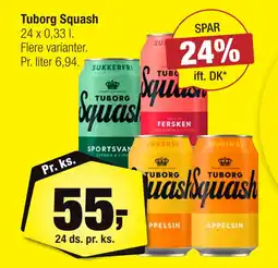 Calle Tuborg Squash tilbud