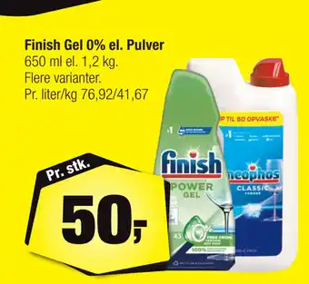 Calle Finish Gel 0% el. Pulver tilbud