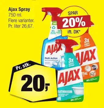 Calle Ajax Spray tilbud