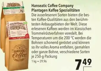 Citti Hanseatic coffee company plantagen kaffee spezialitäten tilbud