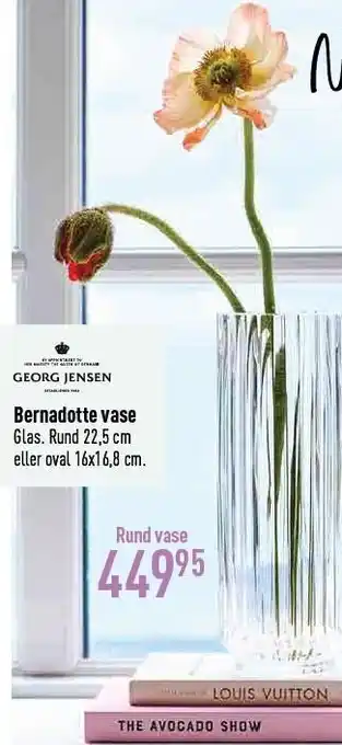 Imerco Bernadotte vase tilbud