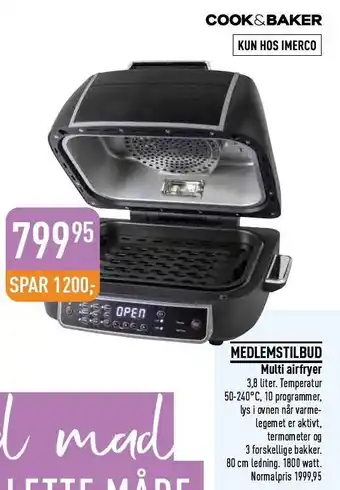 Imerco Multi airfryer tilbud