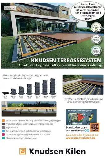 Johannes Fog Knudsen Terrassesystem tilbud