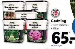 Lidl Gødning tilbud