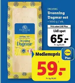 Lidl Dronning Dagmar ost tilbud