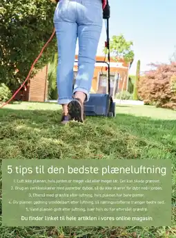 Johannes Fog 5 tips til den bedste plæneluftning tilbud