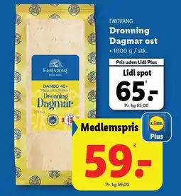 Lidl Dronning Dagmar ost tilbud