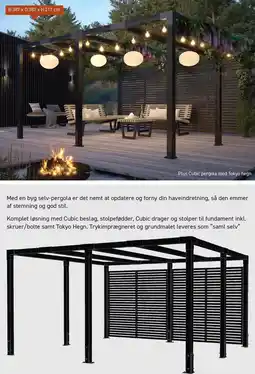 Johannes Fog Plus Cubic pergola tilbud