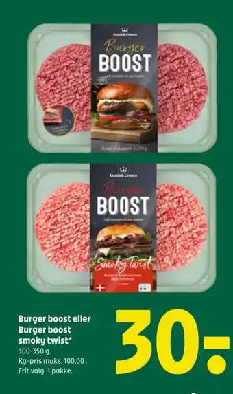 Coop 365 Burger boost smoky twist tilbud